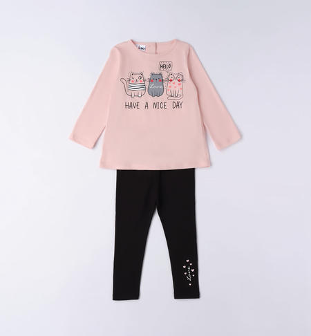 Completo lungo bambina ROSA