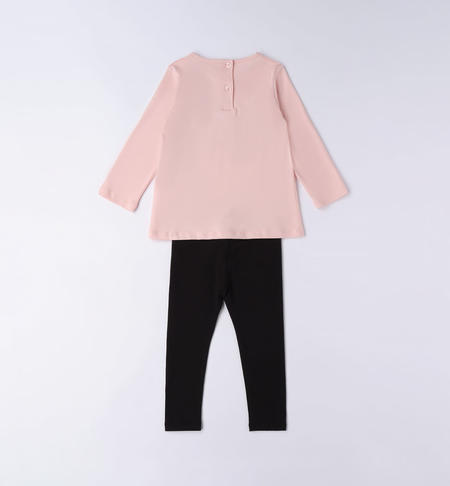 Completo lungo bambina da 9 mesi a 8 anni iDO ROSA CHIARO-2617