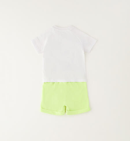 Baby boy beach outfit BIANCO-0113