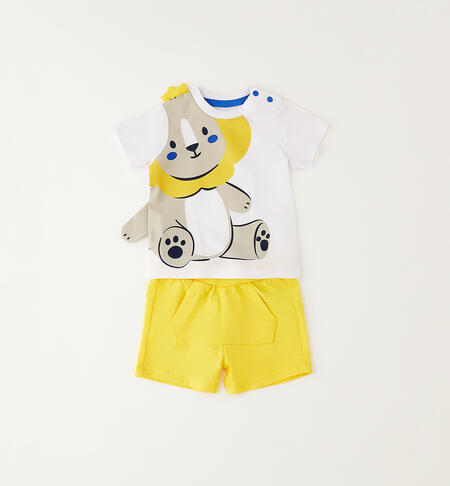 Completo neonato 100% cotone BIANCO