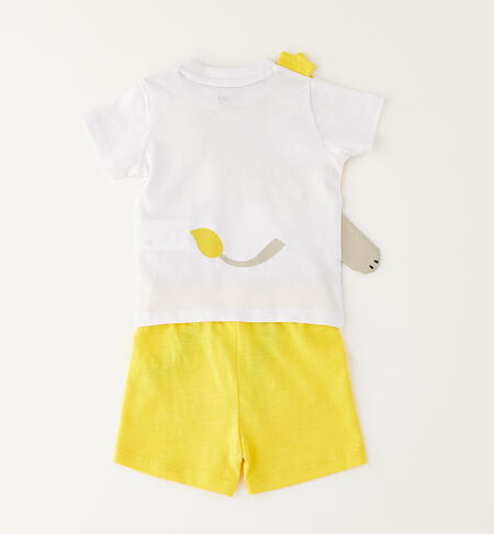 100% cotton baby outfit BIANCO-0113