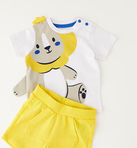 100% cotton baby outfit BIANCO-0113