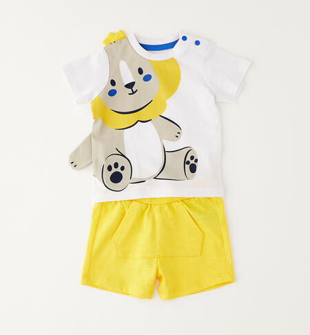100% cotton baby outfit BIANCO-0113