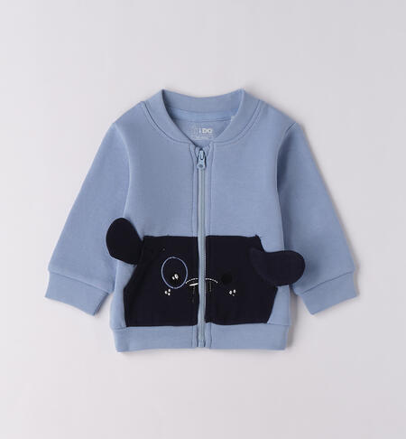 Completo neonato 3 pezzi AZZURRO-3814