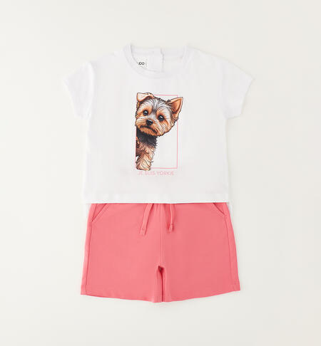 Completo per bambina BIANCO