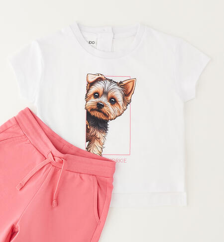 Completo per bambina BIANCO-0113