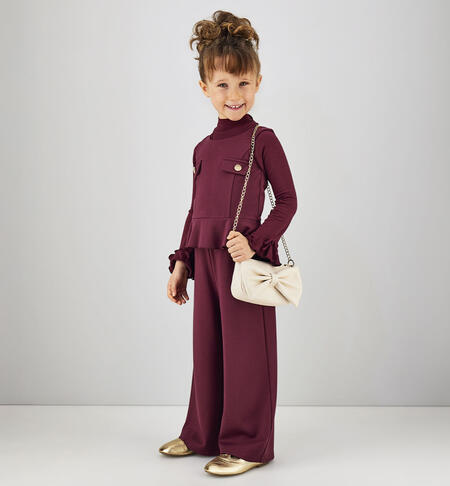 Completo per bambina ROSSO
