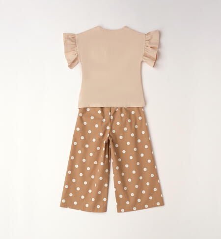 Completo per bambina iDO BEIGE-0924