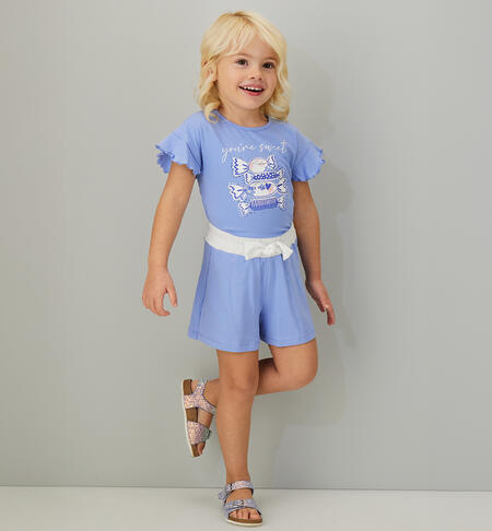 Completo per bambina LIGHT BLUE-3623