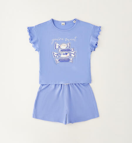 Completo per bambina LIGHT BLUE-3623