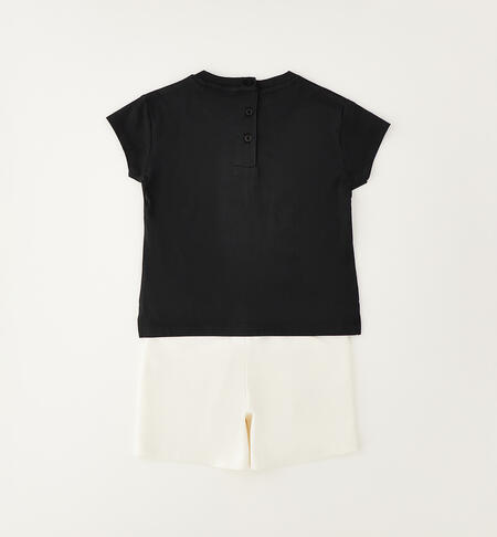 Completo per bambina NERO-0658