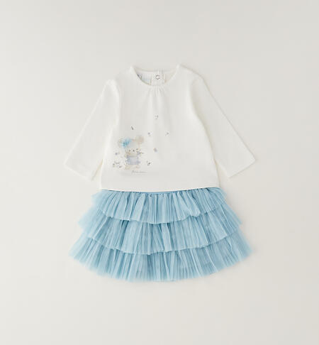 Completo per bimba neonata PANNA