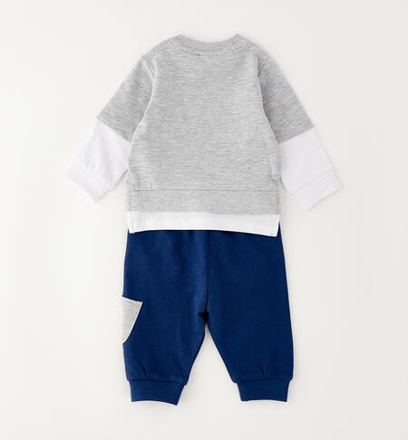 Completo per bimbo GRIGIO MELANGE-8992