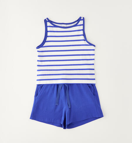 Completo per ragazza estivo BLU