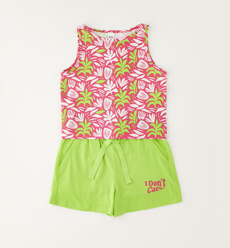 Completo per ragazza estivo FUCSIA