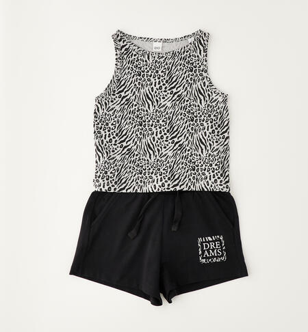 Completo per ragazza estivo NERO