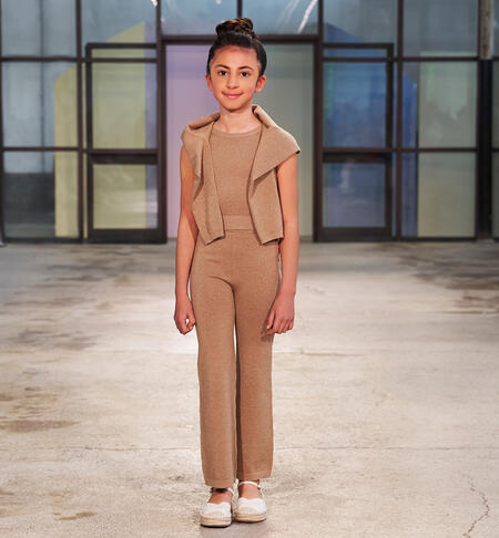 iDO girls' outfit BROWN