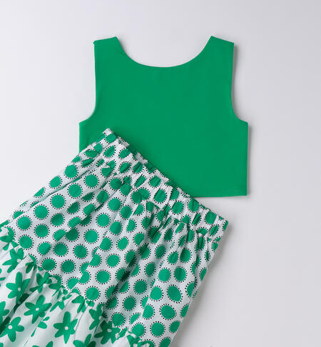 Completo per ragazza iDO VERDE-5154