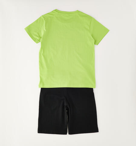 Completo per ragazzo estivo VERDE-5132