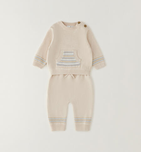 Newborn first outfit set BEIGE