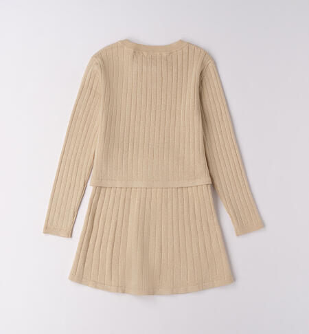 Girls¿ outfit with skirt ECRU'-0154
