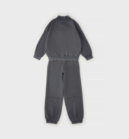 Completo ragazza jogger GRIGIO SCURO-0564