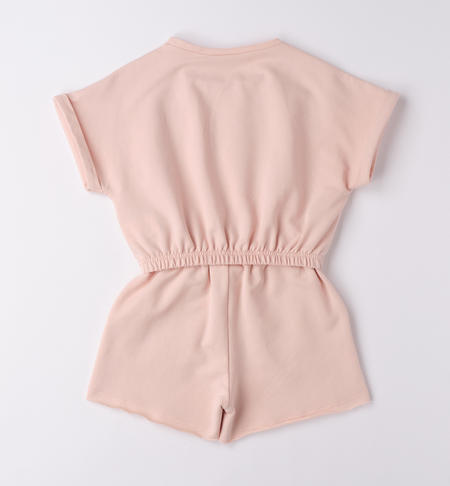 Completo ragazza t-shirt e shorts da 8 a 16 anni iDO ROSA CHIARO-2617