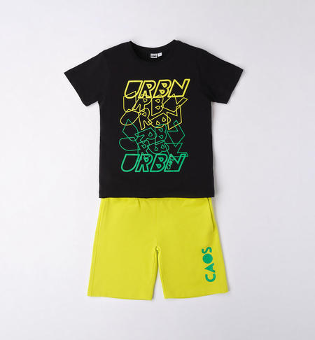 Completo ragazzo urban da 8 a 16 anni iDO NERO-0658