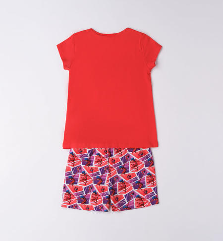 Completo rosso "Miracolous" per bambina da 3 a 12 anni iDO ROSSO-2235