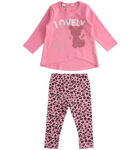 Completo sportivo bambina - da 12 mesi a 8 anni iDO FUCSIA-2425