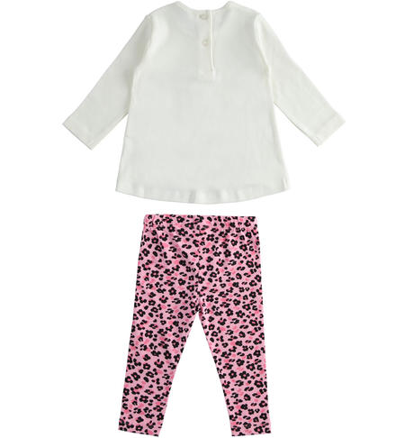 Completo sportivo bambina - da 12 mesi a 8 anni iDO PANNA-0112