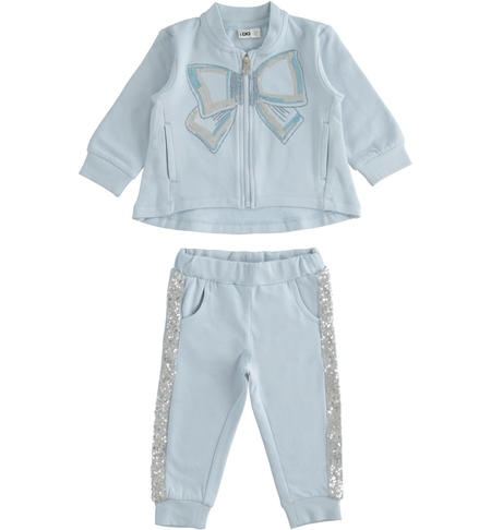 Sporty girls suit from 9 months to 8 years iDO AZZURRO-3811