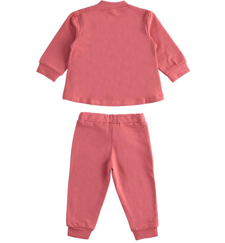Sporty girls suit from 9 months to 8 years iDO SLATE ROSE-2527