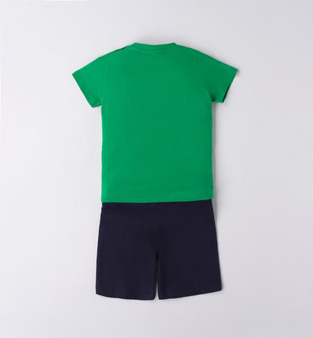 iDO outfit for boys from 9 months to 8 years VERDE-5154