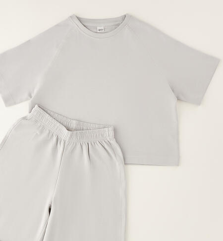 Completo sportivo ragazza  GRIGIO-0515