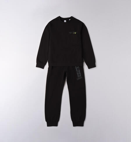Completo sportivo ragazzo NERO