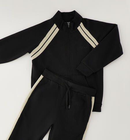Completo sportivo ragazzo NERO-0658