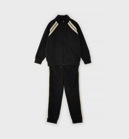 Completo sportivo ragazzo NERO-0658