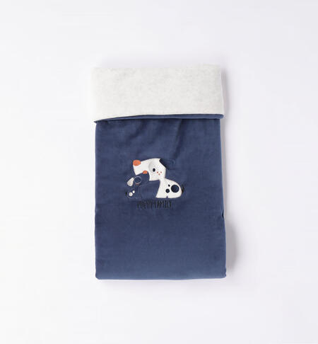 iDO puppy blanket for baby boy BLU-3656