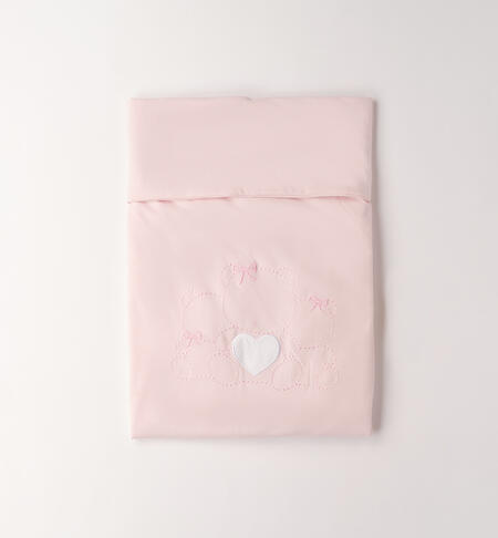 Baby girl blanket LIGHT PINK-2481