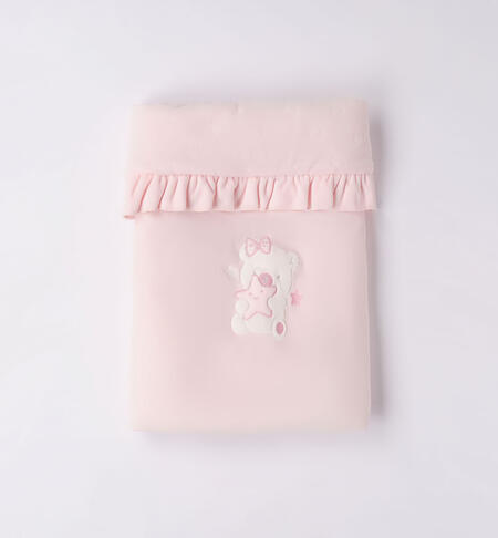 iDO teddy bear blanket for baby girl ROSA-2512