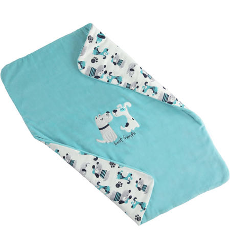 Chenille baby blanket from 0 to 18 months iDO BLU-4013