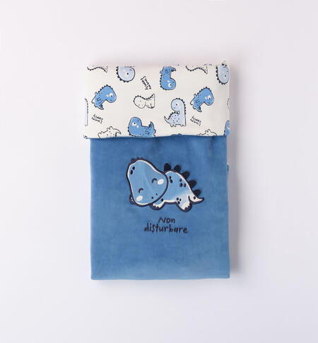 Dinosaur design blanket BLUE