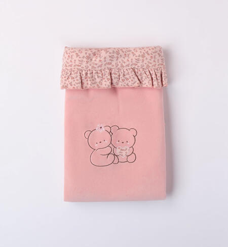 iDO flower blanket for baby girl ROSA-2524