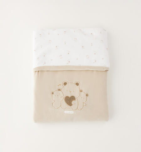 Unisex baby blanket BEIGE