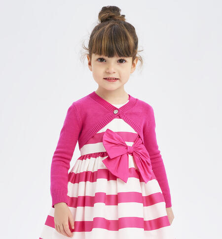 Coprispalle bambina in tricot FUXIA-2445