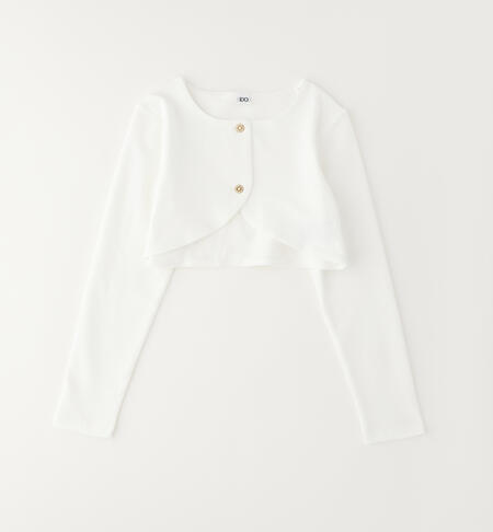 Elegant girls' shrug CREAM