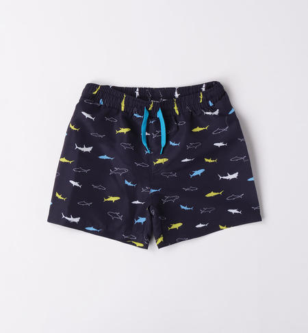 Costume mare boxer bambino BLU