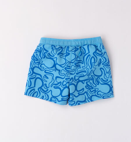 iDO boxer-style swim shorts for boys AVION-BLU-6AFS