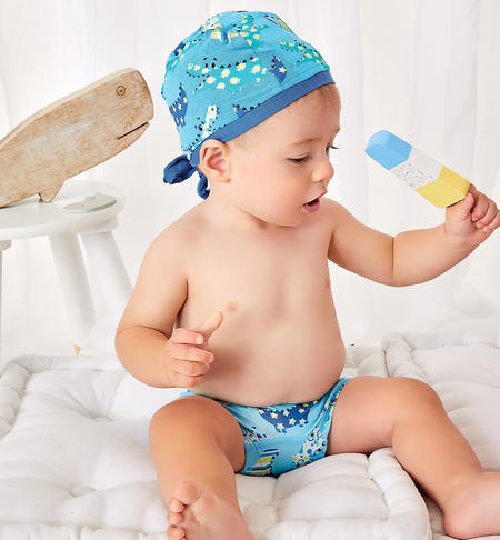 Costume slip neonato da 1 a 24 mesi iDO AZZURRO-VERDE-6WB6